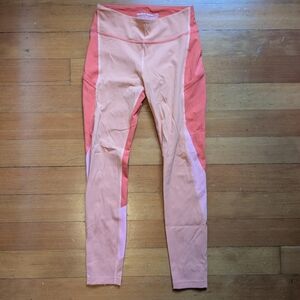 Outdoor Voices Zoom Superform 7/8 Leggings - Small - Sunstone / Paprika / Peach